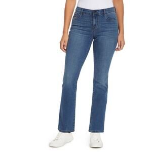 NINE WEST Women's Broadway Straight Leg Medium Wash Denim Sz 6/27